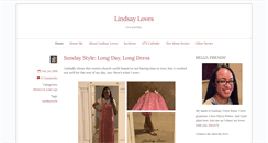 Desktop Screenshot of lindsayloves.com