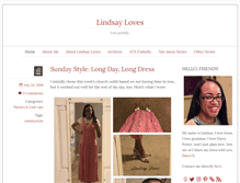 Tablet Screenshot of lindsayloves.com